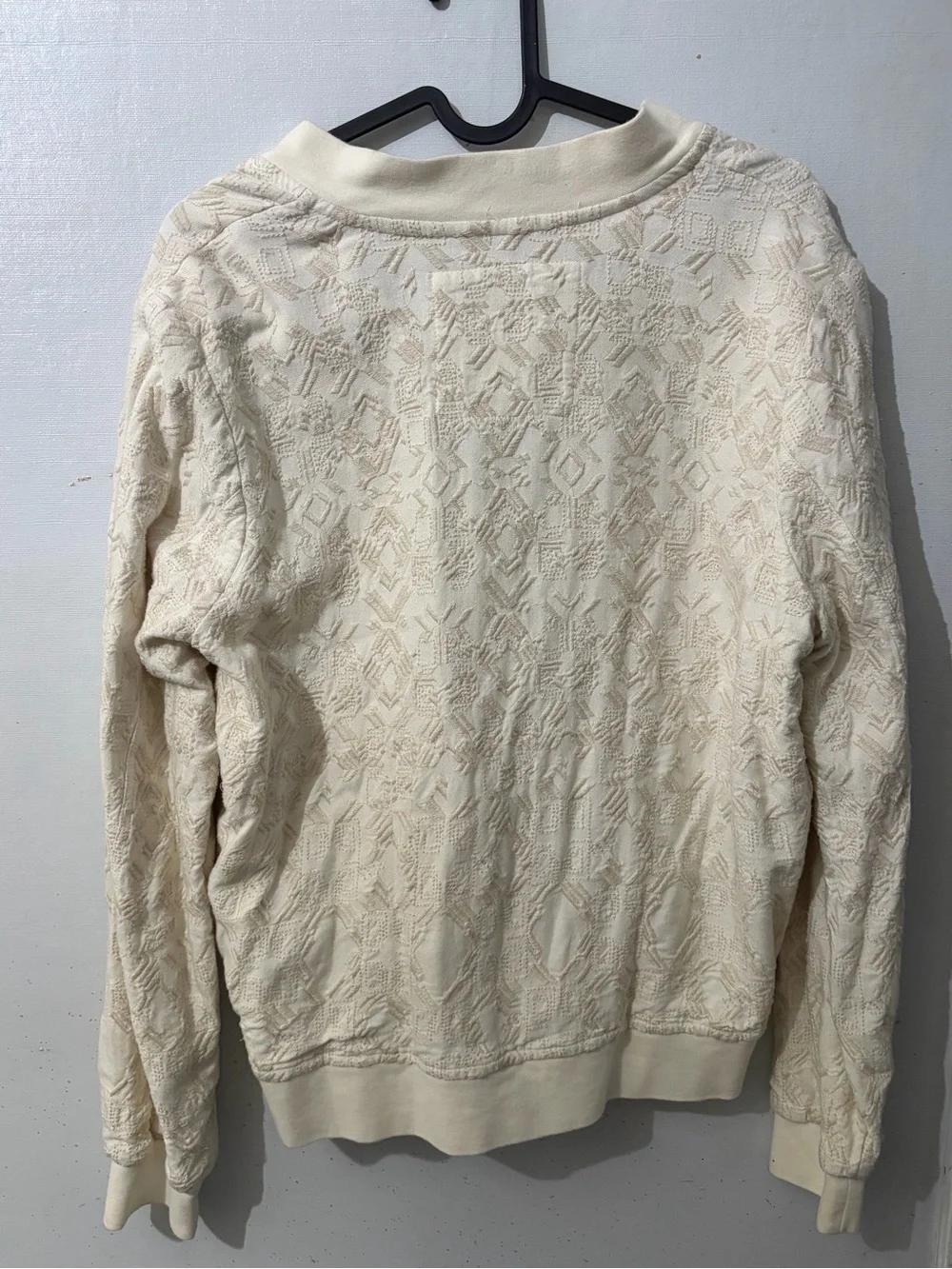 O'Neill Ivory Textured Zip Hoodie